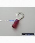 100 x Red 6.4mm Insulated Ring Crimp Connector Terminals
