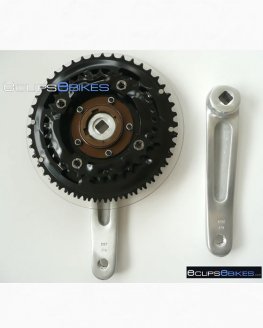 3 Chainwheel 44T, 44T, 32T + Cranks