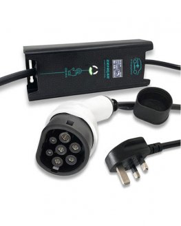 Zencar EVSE Charger - Mode 2 UK To Type 2 - 10A Adjustable - 10M