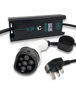Zencar EVSE Charger - Mode 2 UK To Type 2 - 10A Adjustable - 8M